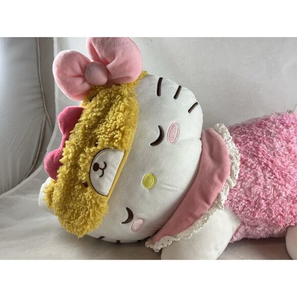 Sanrio Hello Kitty and Friends 18" Sleeping Cat Stuffed Plush Toy 2024 - Picture 2 of 7